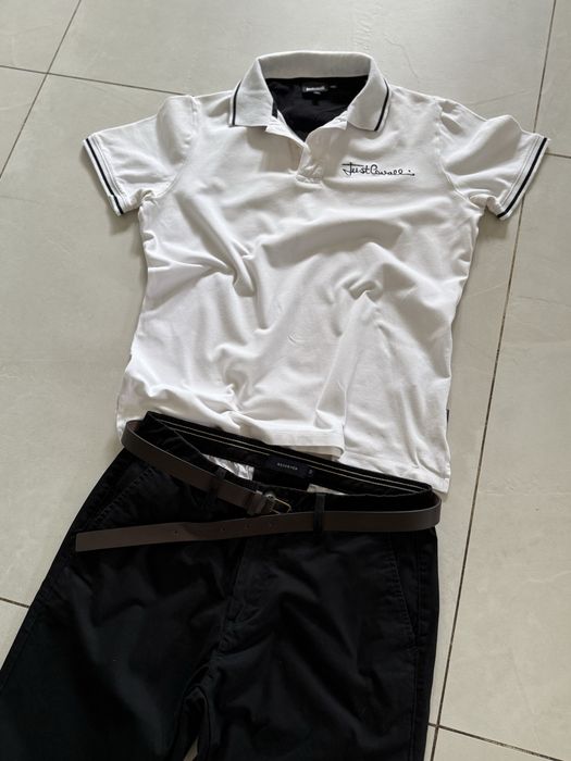Just Cavalli koszulka polo S/M +spodnie Reserved