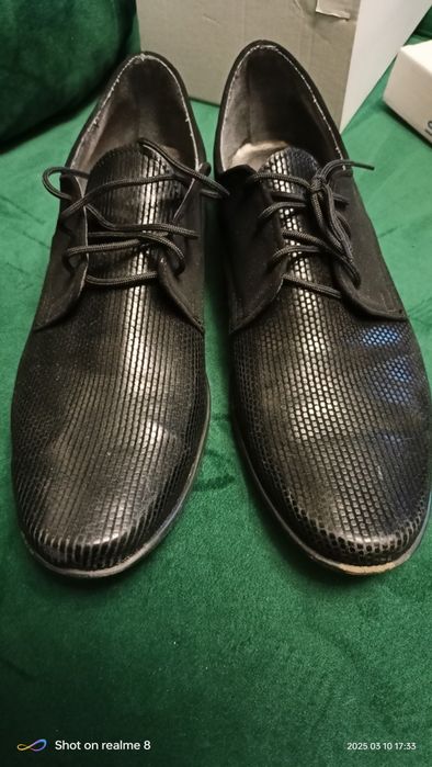 Buty eleganckie chłopięce 36 czarne