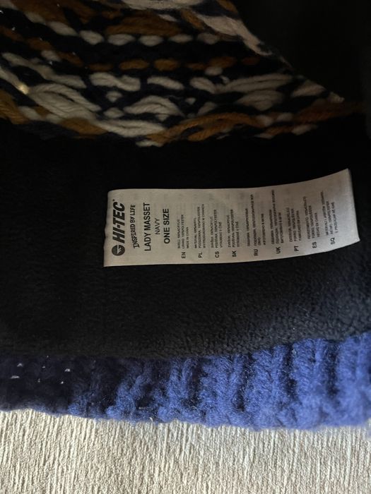 Hi Tec czapka zimowa z pomponem niebieska