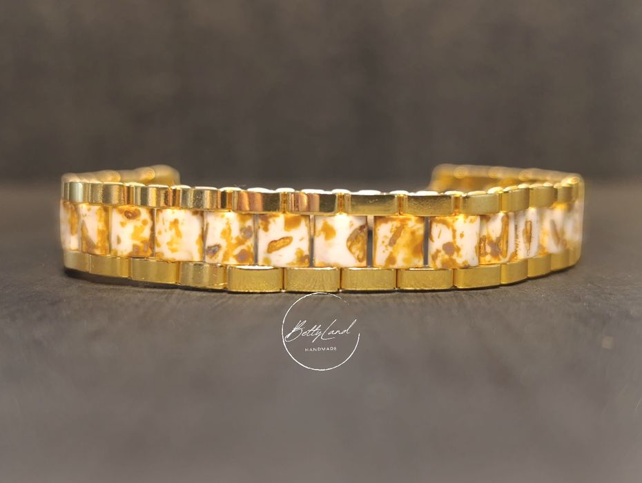 Bransoletka z koralików miyuki - handmade