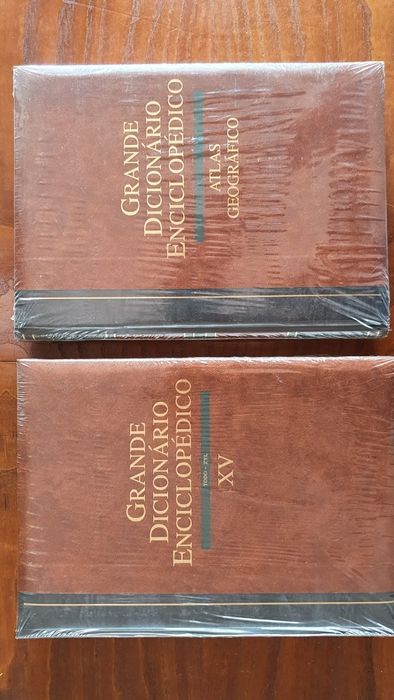 Livros Grande Dicionário Enciclopédico + Atlas Geográfico