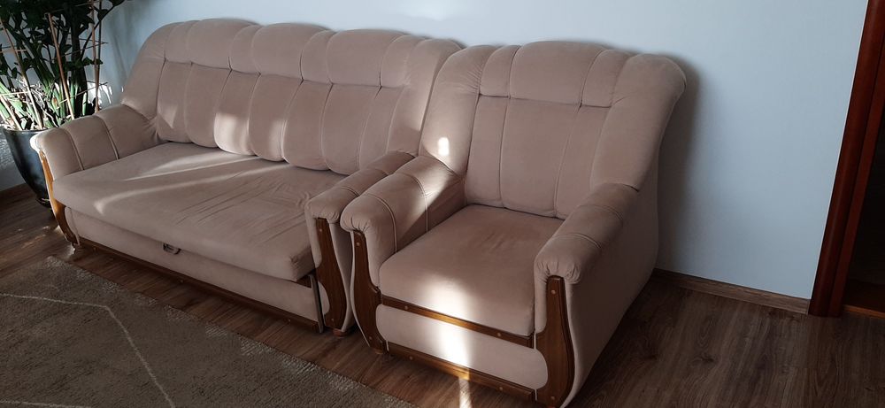 Kanapa +fotel ,wypoczynek