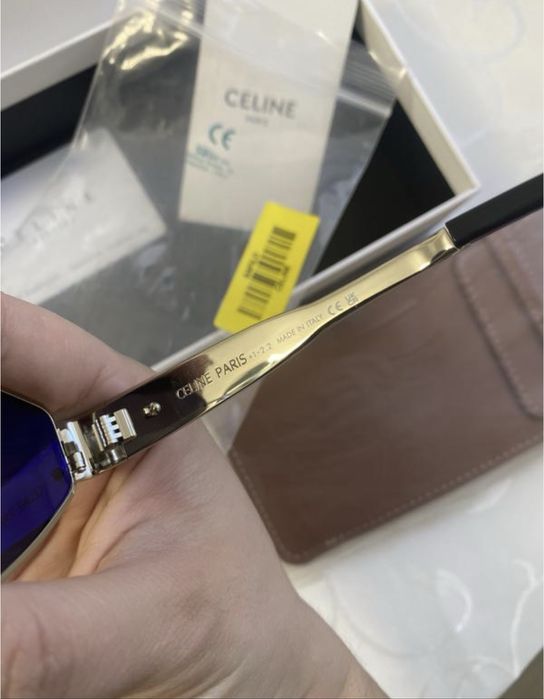 Окуляри celine селін ромб срібні