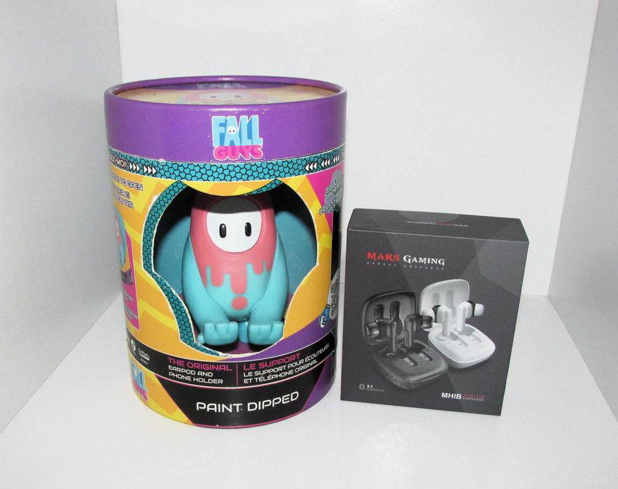 Cable Guy Fall Guys Paint Dipped + Mars Gaming Wireless Headphones