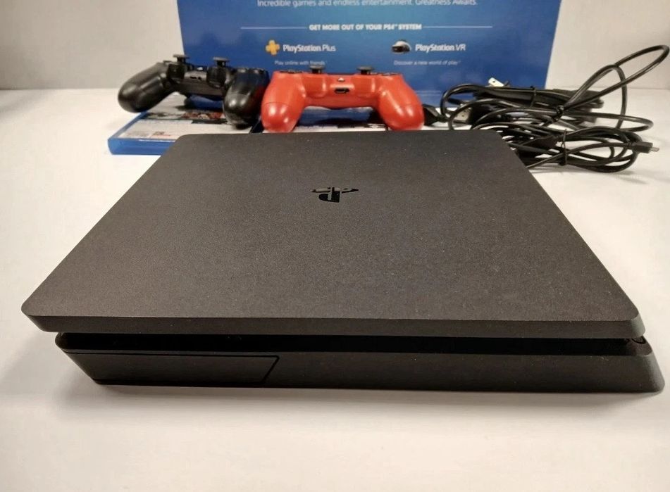 PlayStation 4 Slim 1TB + Ігри + Гарантія (2 Джойстика)