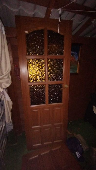 Drzwi drewniane 70 prawe z demontażu. Łazienka i pokój.