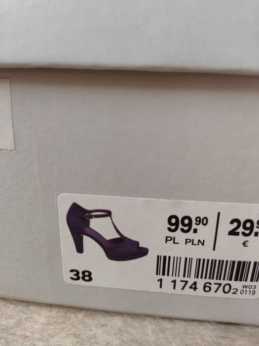 Buty damskie granatowe