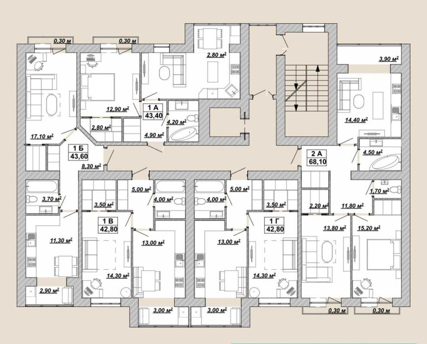 Продаж однокімнатної квартири в ЖК з власною інфраструктурою