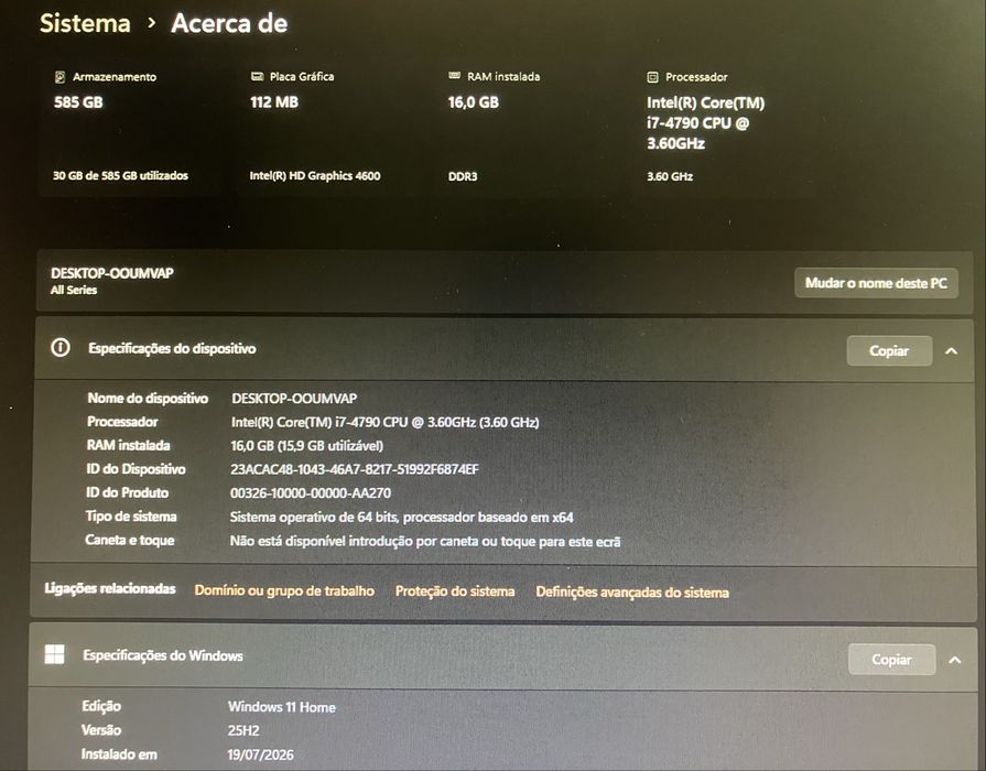 Bundle Motherboard Asus i7 4790 16Gb Ram