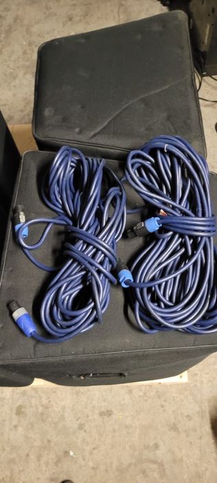 Glosniki JBL Jrx100 + pokrowce + kable + statywy na glosniki