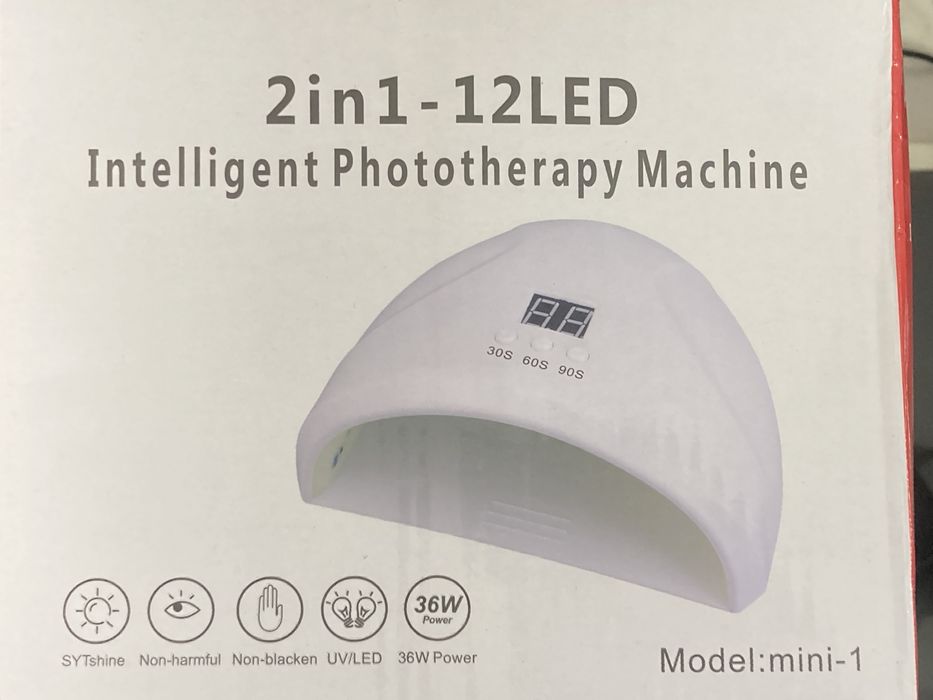 Catalisador De Unhas 36W Branco