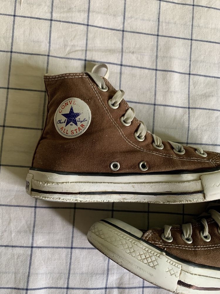 Converse brazowe 22 5cm Gorlice OLX.pl