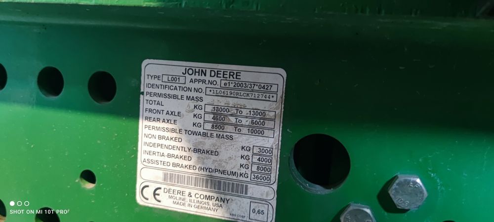 John Deere 6195r