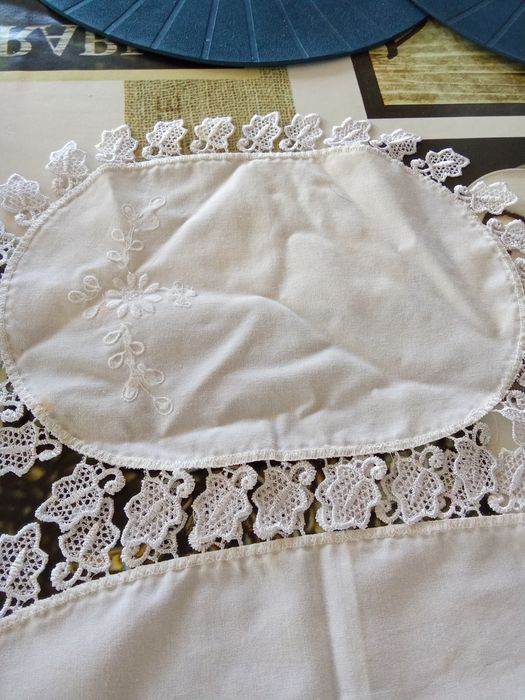 2 panos de quarto bordados