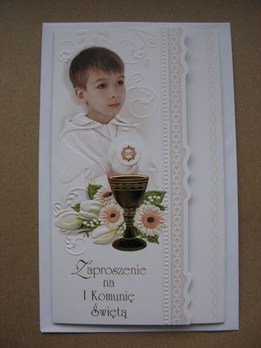 zaproszenie na komunię