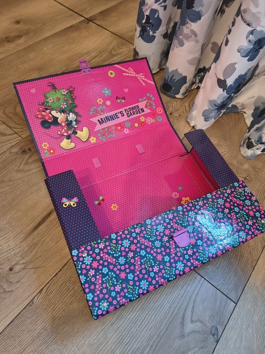 DerForm teczka gruba z rączką Minnie