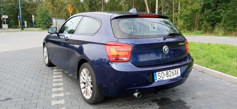 BMW 120d 184KM 3Drzwi Xenon Led Klimatronik Park Navi Alum Bezwypadek