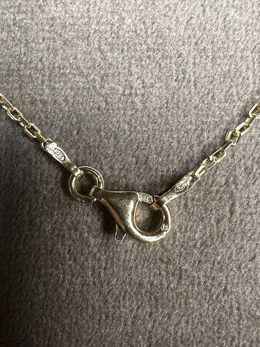 Fio Colar com coração de filigrana em prata dourada