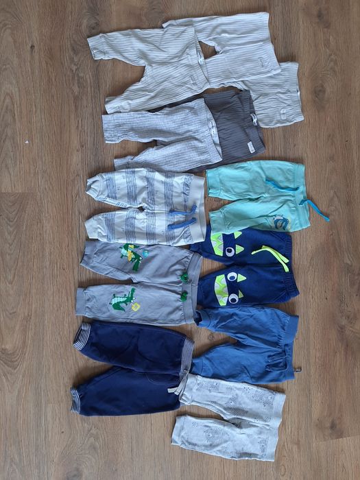 Ubranka niemowlęce chłopięce, paka ubrań r. 68