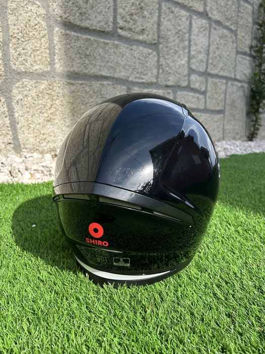 Capacete preto tamanho S