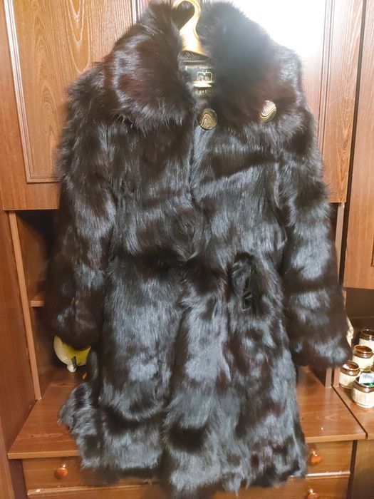 Гарна шуба з лисиці