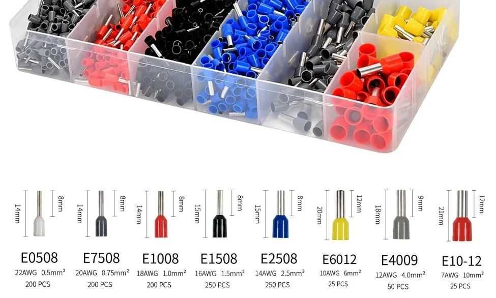 Kit 1020 Terminais Isolados - Novo