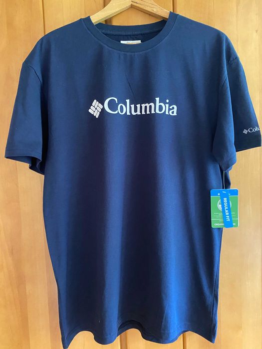 Nowa granatowa koszulka Columbia M