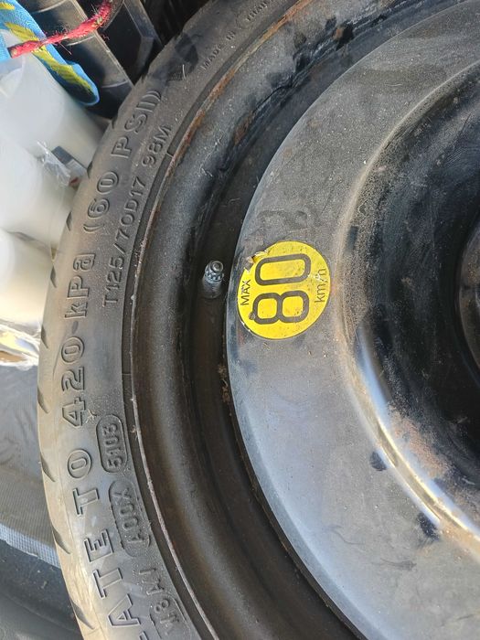 koło dojazdowe 5x100 17 VW Audi Seat Skoda