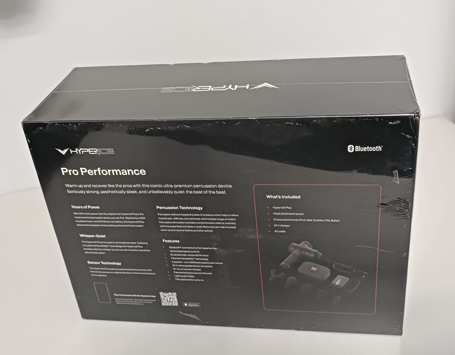 Масажер перкусійний Hyperice Hypervolt Plus+ Bluetooth