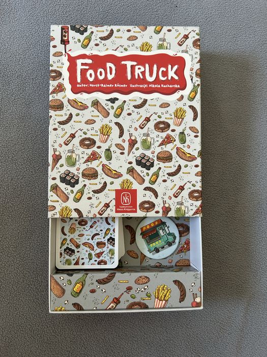 Gra karciana food truck
