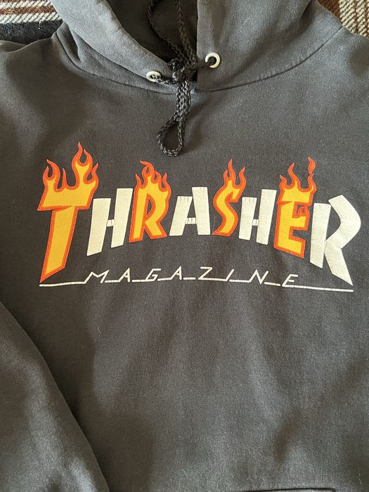 худи трешер черный