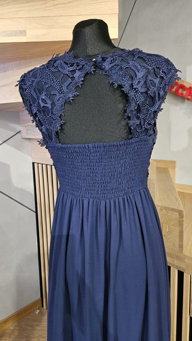 Piękna wieczorowa długa suknia 42/XL