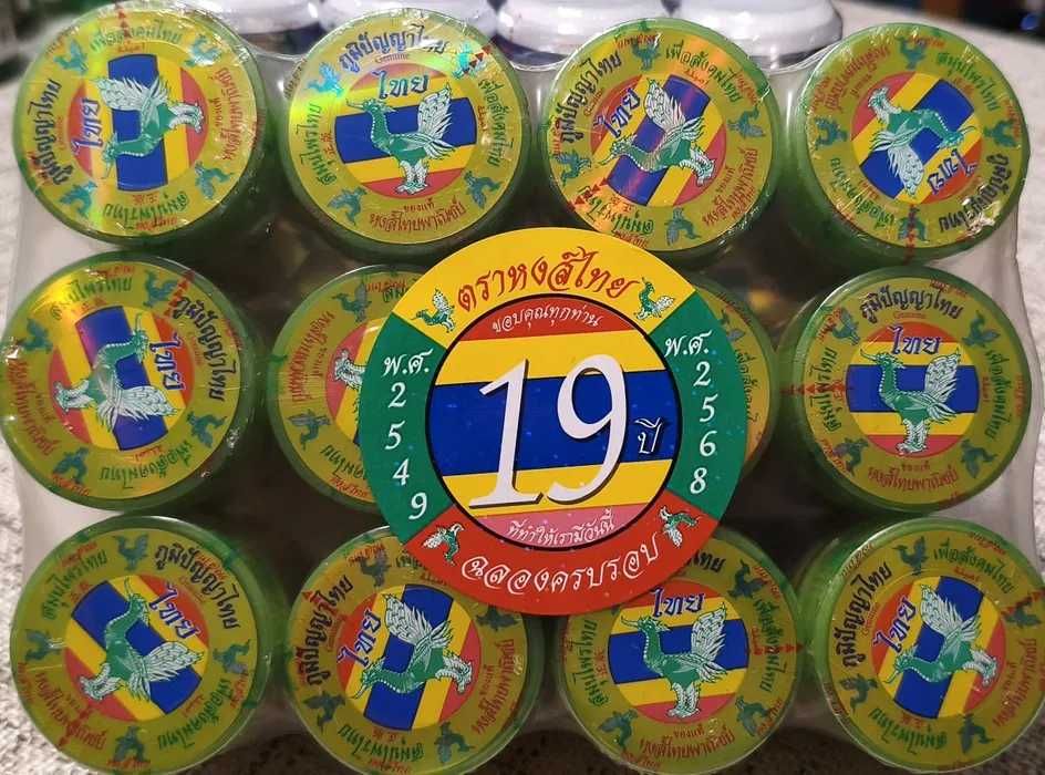 Tajski inhalator olejkowy 4 szt. Hong Thai i Bamrungjit PREMIUM