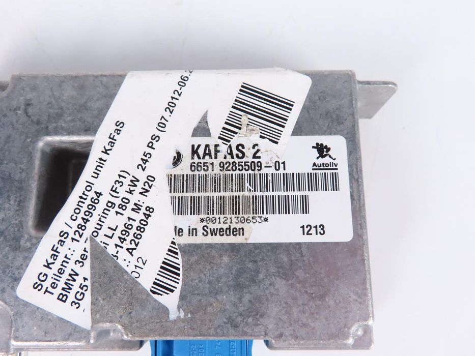 Unidade De Comando Kafas Bmw 1 Ref: 66519307421 / 9285509 2010 - 2025