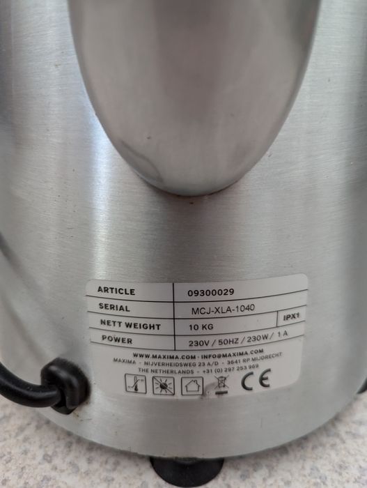 Vendo espremedor de citrinos