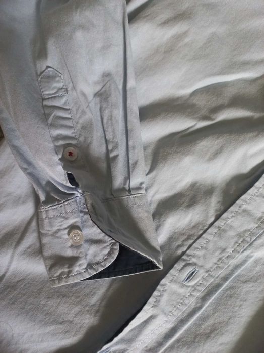 Koszula dziecięca wizytowa elegancka Komunia wesele apel 152 cm błękit