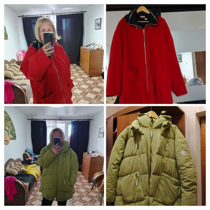 Куртка великого розміру курточка пальто. Батал.