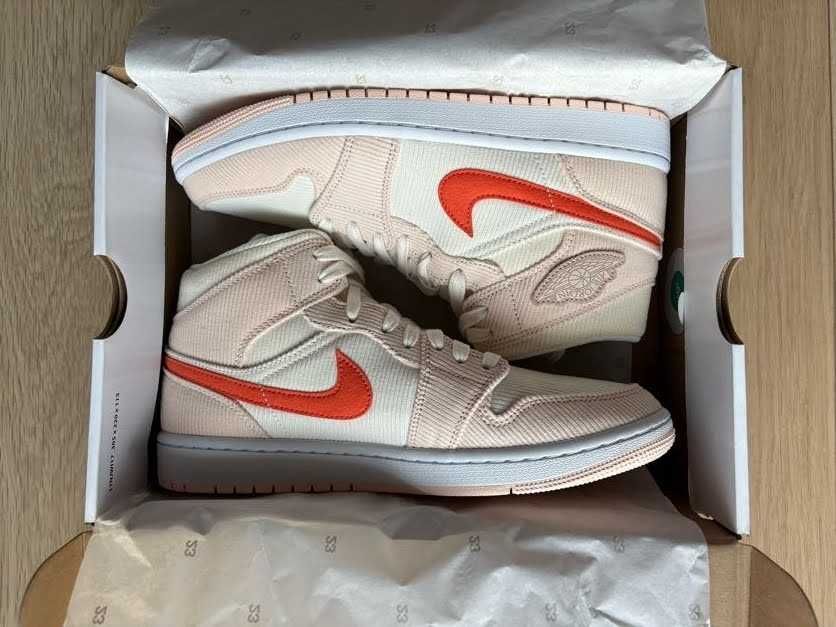 Jordan 1 Mid Corduroy Sail EUR 42.5