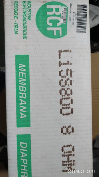 JBL Recone  EON  e  RCF 15" S800   ler descrição