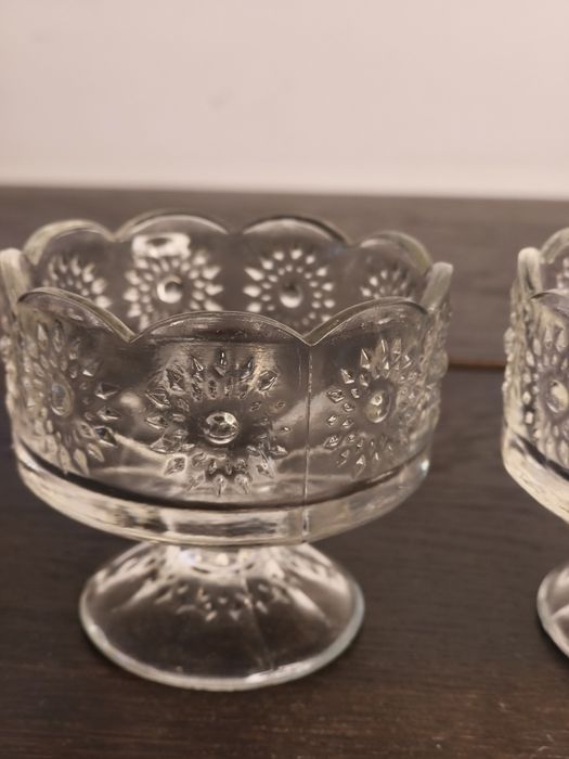Vintage pucharki stokrotki Huta Ząbkowice ²²⁰