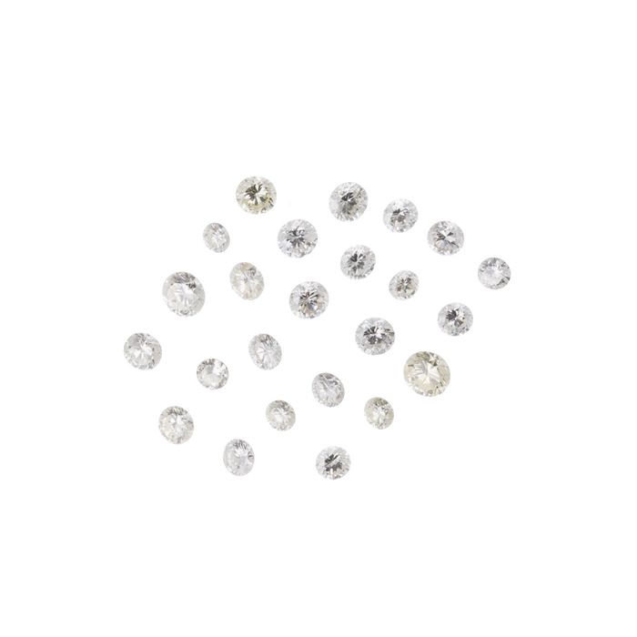 Joias - Lote de 24 diamantes