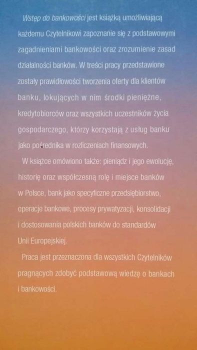 Wstęp do bankowości