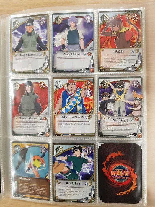 Cartas Naruto originais