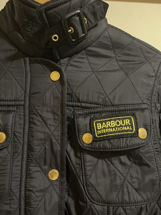 Kurtka Barbour International damska czarna pikowana 34 XS