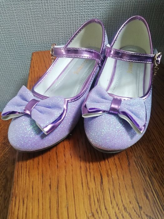 Eleganckie buty 35 fioletowe jak nowe