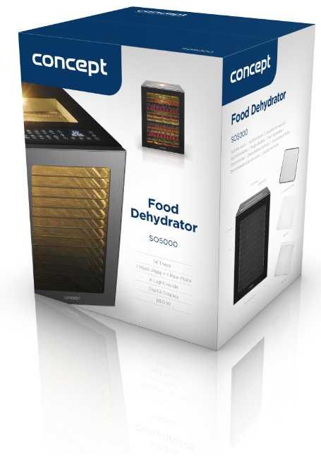 Цифрова сушарка для фруктів 850 Вт Concept SO5000 сушилка для фруктов