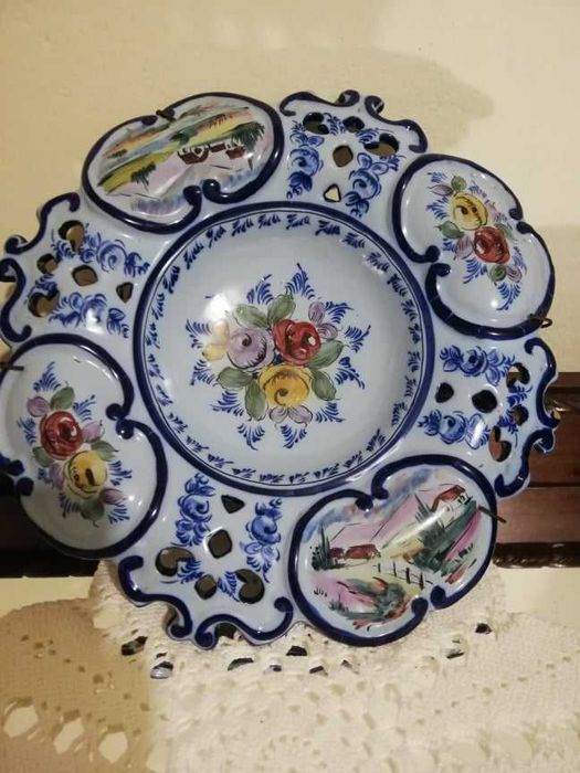 Taça/fruteira muito antiga - Loiça de Alcobaça