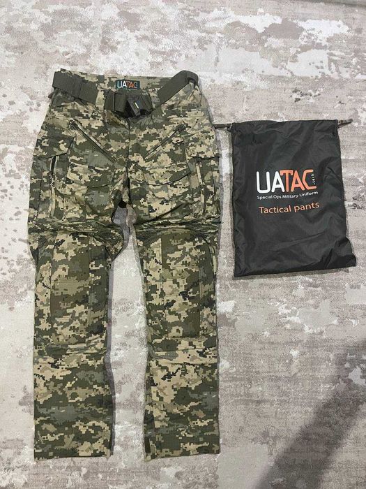 Нові тактичні штани UATAC Gen 5.6 (піксель, з наколінниками, оригінал)
