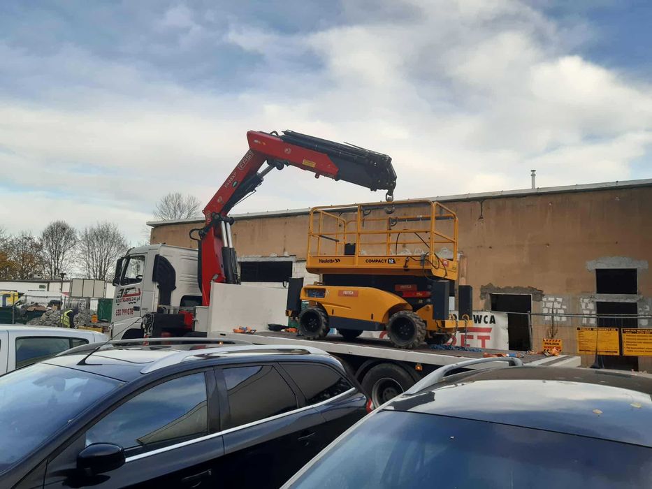 Usługa HDS 10t 17m,usługi transportowe, HDS Transport,Transport maszyn