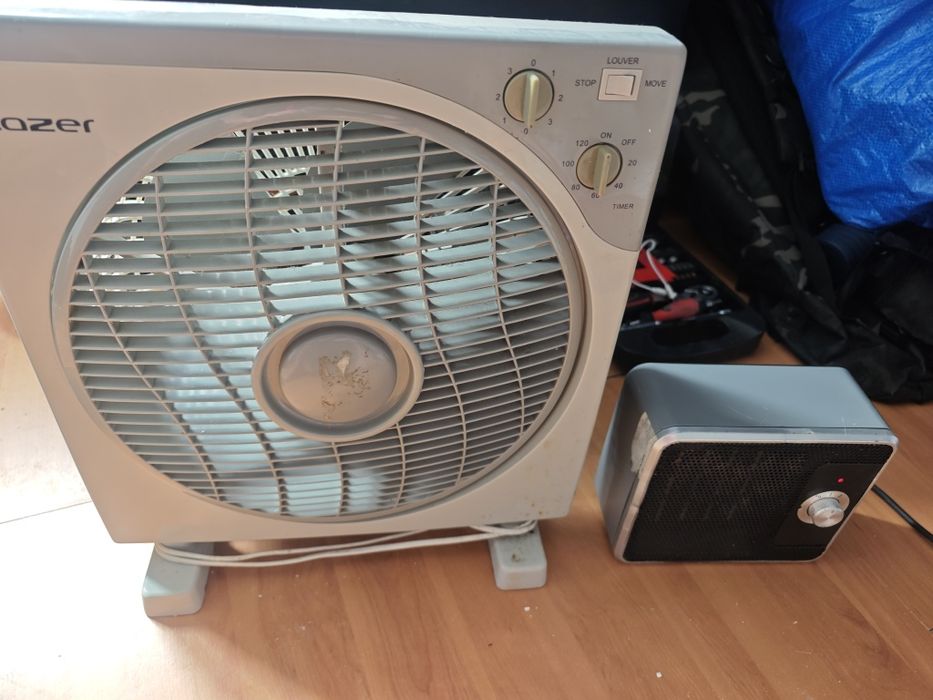Ventoinha e aquecedor, de mudança pra vender rápido